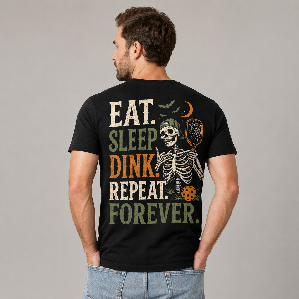 Eat Sleep Dink Repeat Forever Pickleball T-Shirt