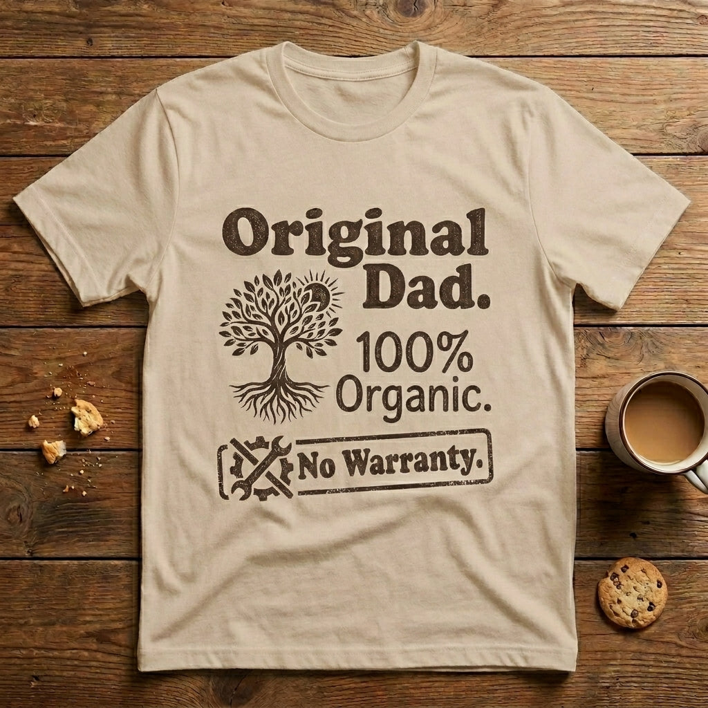 Original Dad. 100% Organic. No Warranty